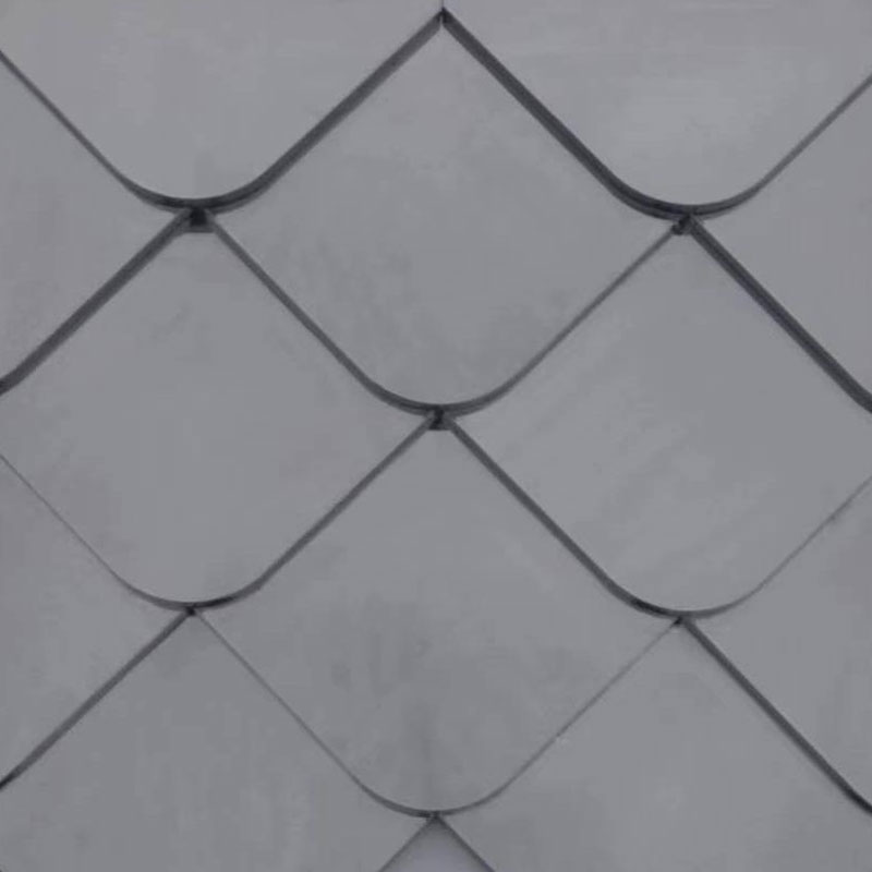 Hliník horčík mangán Diamond v tvare rýb v tvare kovovej strešnej dlaždice