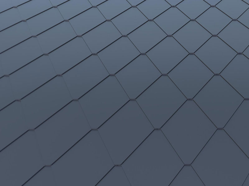 Hliník horčík mangán zložený diamant v tvare kovová strešná dlaždica